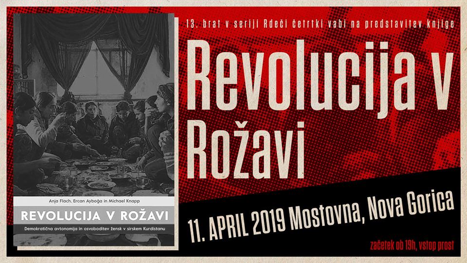 Crveni četvrtak: Predstavljanje Knjige Revolucija u Rojavi