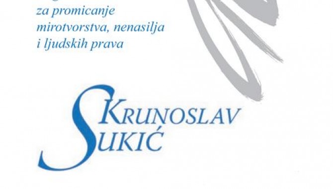 Dodjela mirovne nagrade i priznanja Krunoslav Sukić