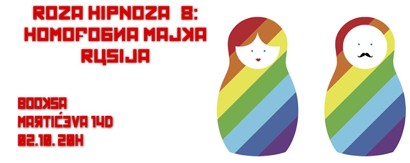 Roza hipnoza#8: Homofobna majka Rusija