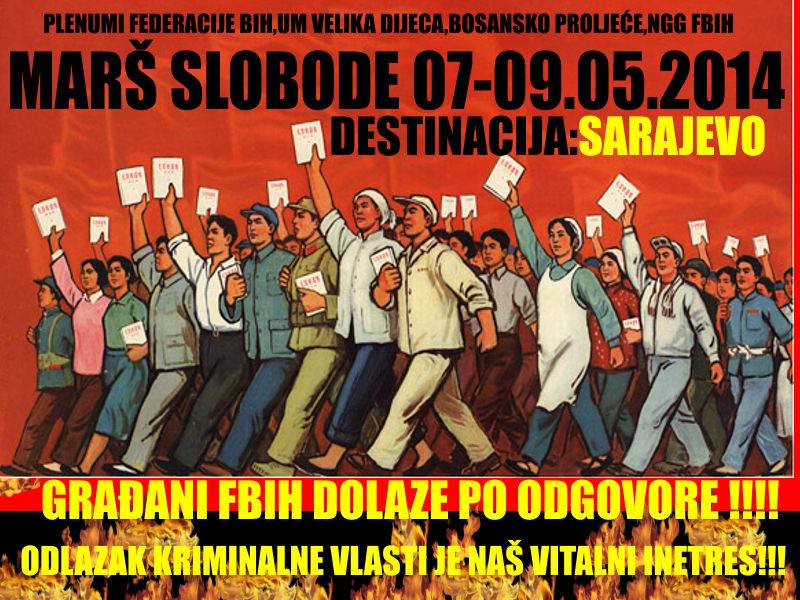 Marš slobode prema Sarajevu