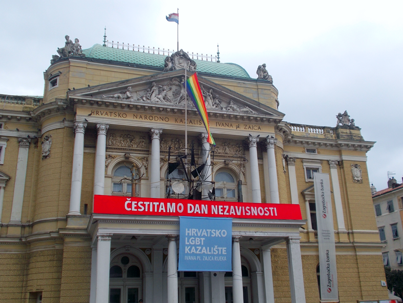Čestitali Dan neovisnosti: Hrvatsko LGBT kazalište Ivana pl. Zajca