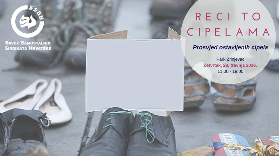 RECI TO CIPELAMA – Prosvjed ostavljenih cipela