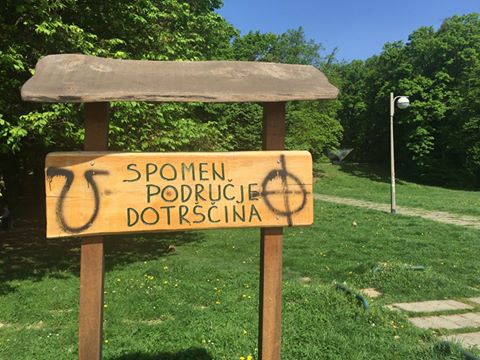Devastiran antifašistički spomenik u zagrebačkom spomen-parku Dotrščina