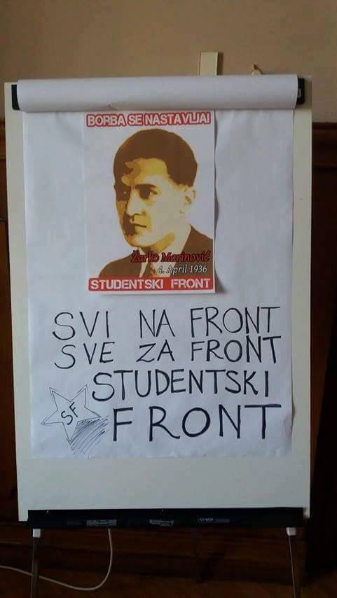 Studentski front zauzeo salu rektorata Beogradskog univerziteta