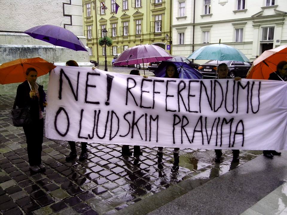 LGBT udruge poručile s Markova trga: Ne referendumu o ljudskim pravima!