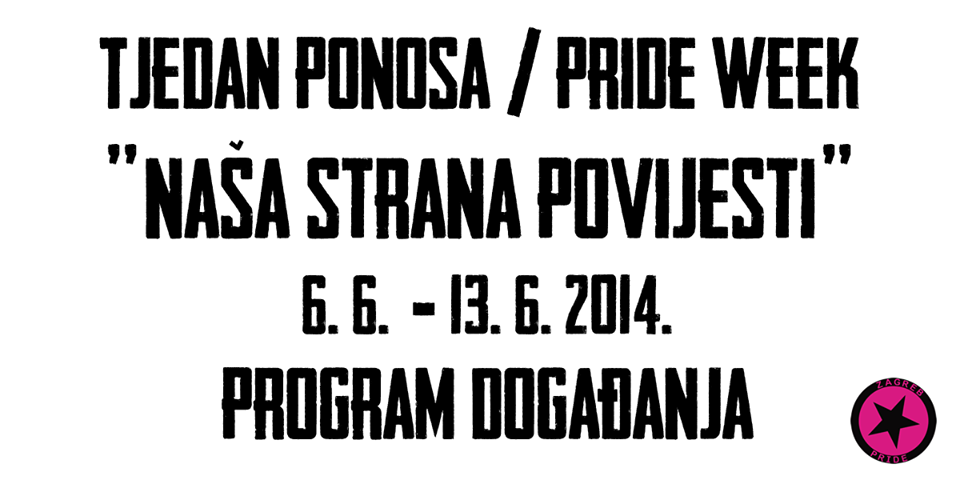 Politički, aktivistički i kulturni program uoči Povorke ponosa Zagreb Pridea