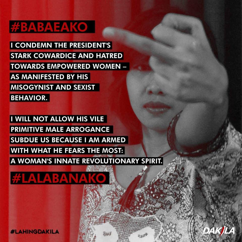 Kampanja #BabaeAko ujedinila protiv Duterteova seksizma