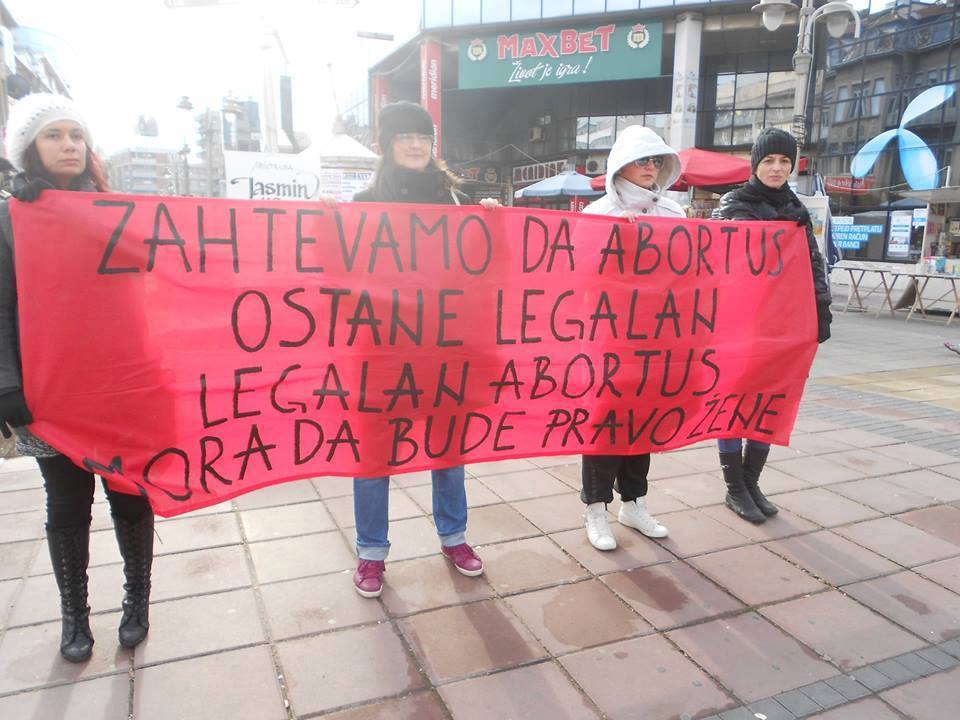 ‘Pravo žena na legalan abortus’