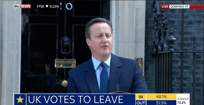 Britanija glasovala za izlazak, David Cameron podnio ostavku