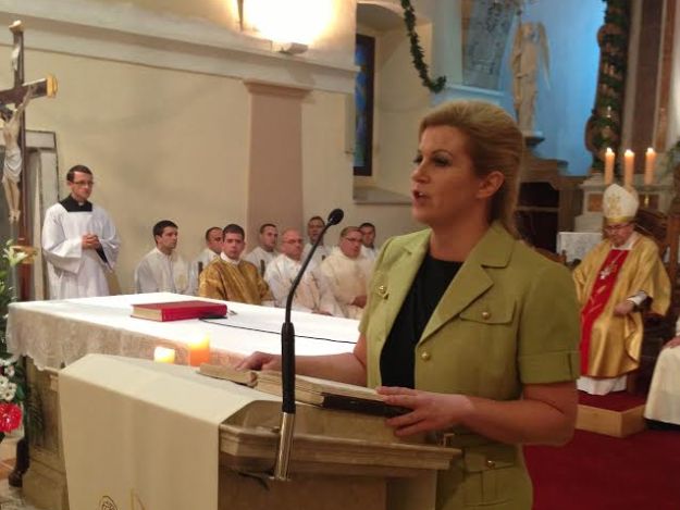 Kolinda Grabar Kitarović održala misu zadušnicu sekularizmu