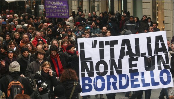 Talijanke prosvjeduju: “Italija nije bordel”