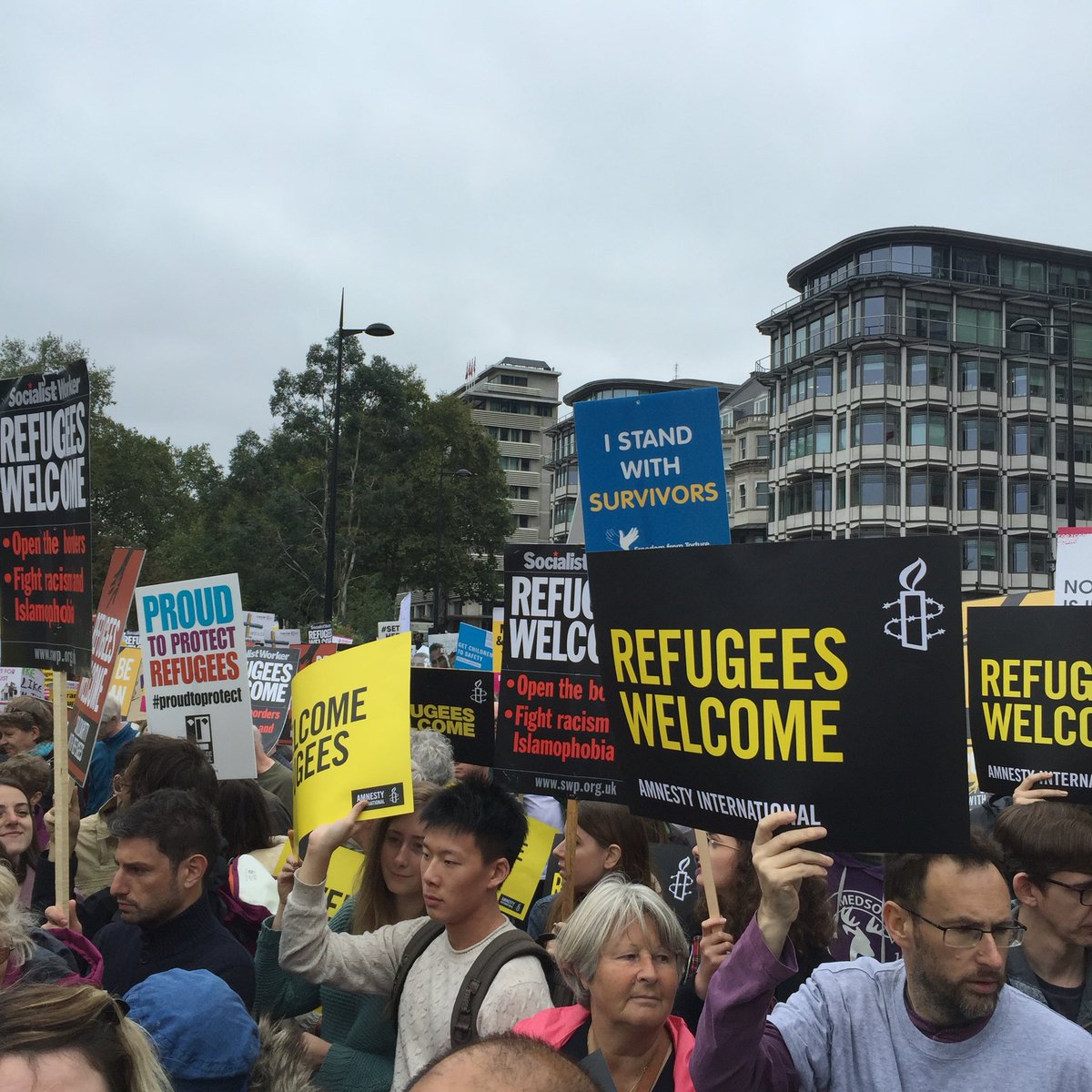 10.000 ljudi u Londonu tražilo humanije postupanje prema izbjeglicama