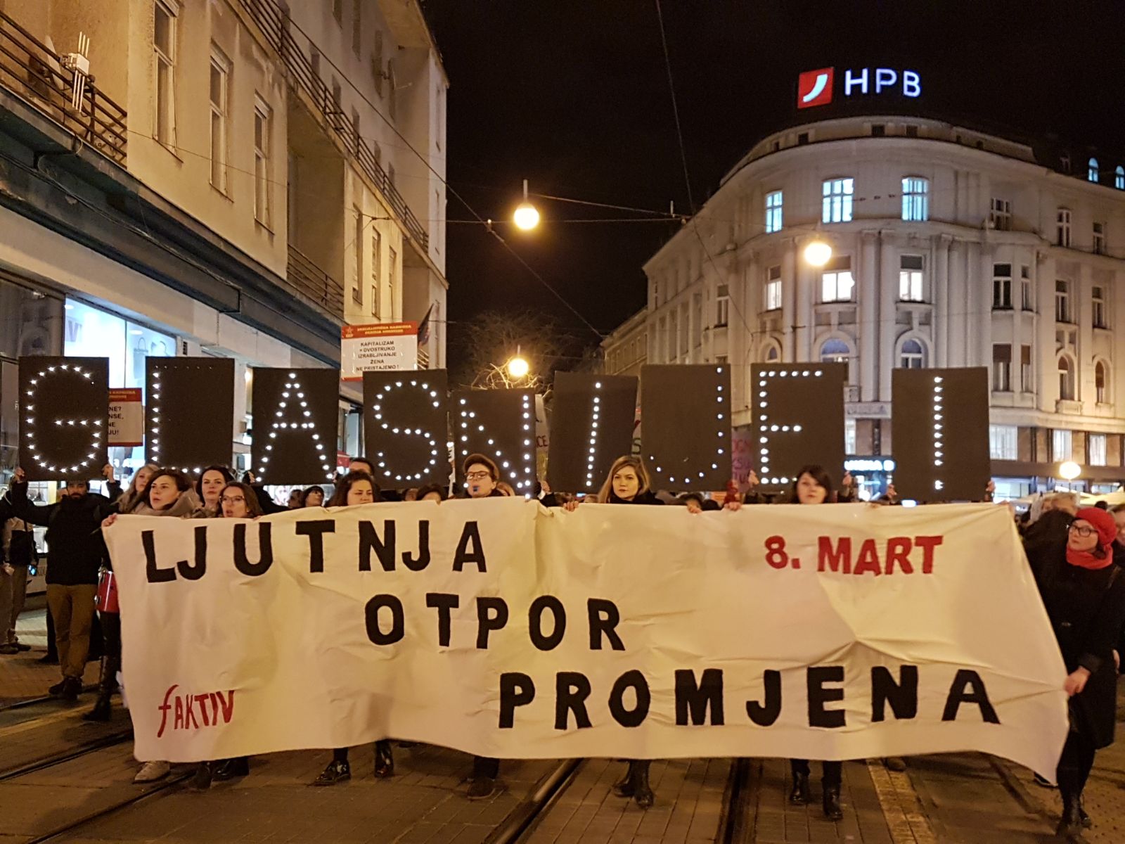 Tisuće na Noćnom maršu za 8. mart: Zahtijevamo ostavku ministrice Murganić