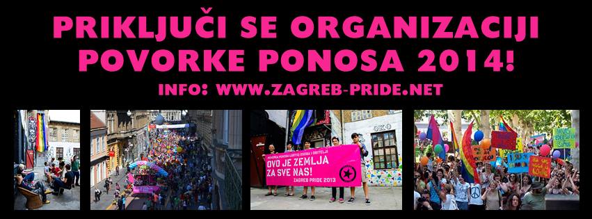 Priključi se organizaciji zagrebačke Povorke ponosa 2014.!
