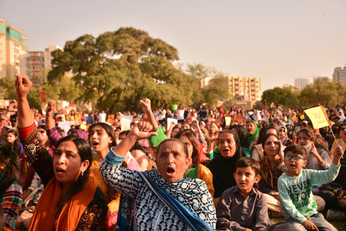 Ženski marš u Pakistanu popraćen online prijetnjama smrću