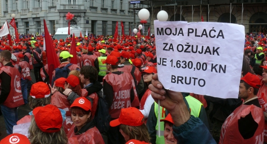 Prosvjedi za Praznik rada: Požari socijalnog nezadovoljstva širom Zagreb