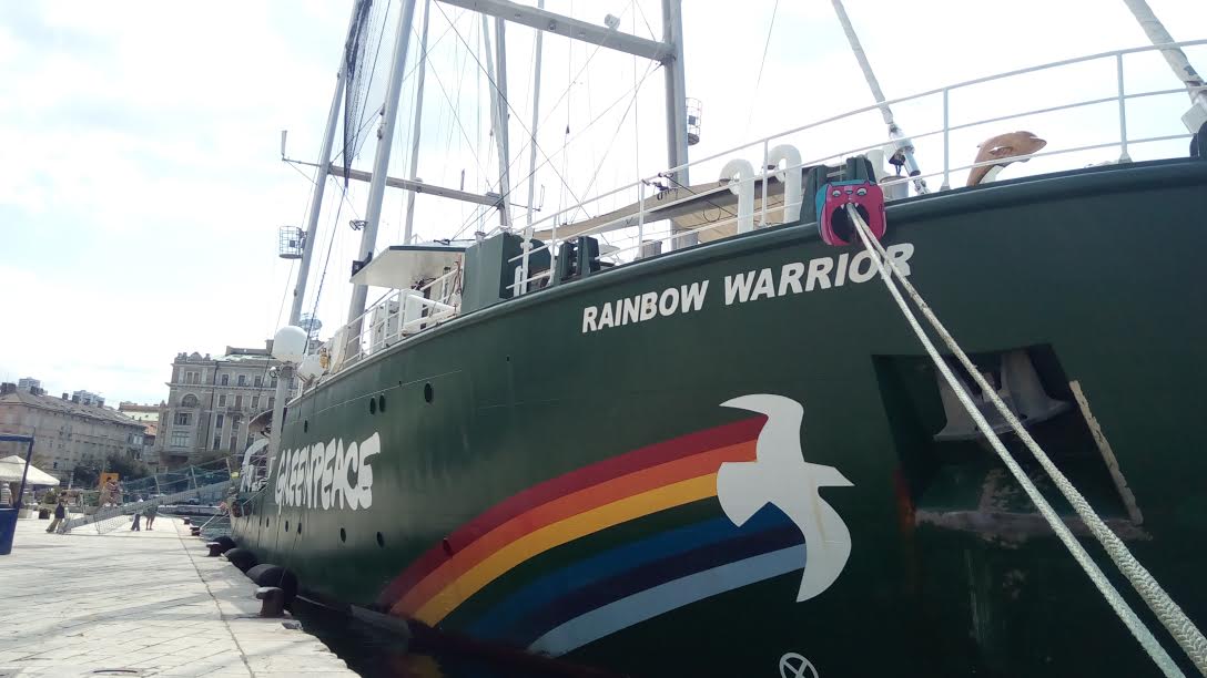 Rainbow Warrior u Rijeci: Više Mediterana, manje plastike