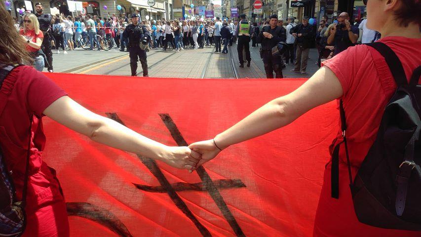 #crveniotpor u Hrvatskoj: Ne damo svoje živote i slobodu!