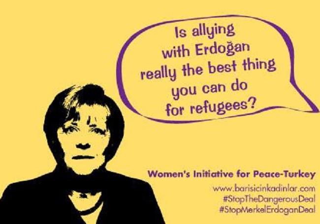 Mirovne aktivistkinje snažno se protive dogovoru Njemačke i Turske oko izbjeglica