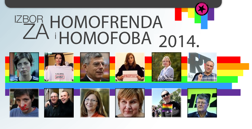 Glasuj za homofrenda i homofoba 2014. godine