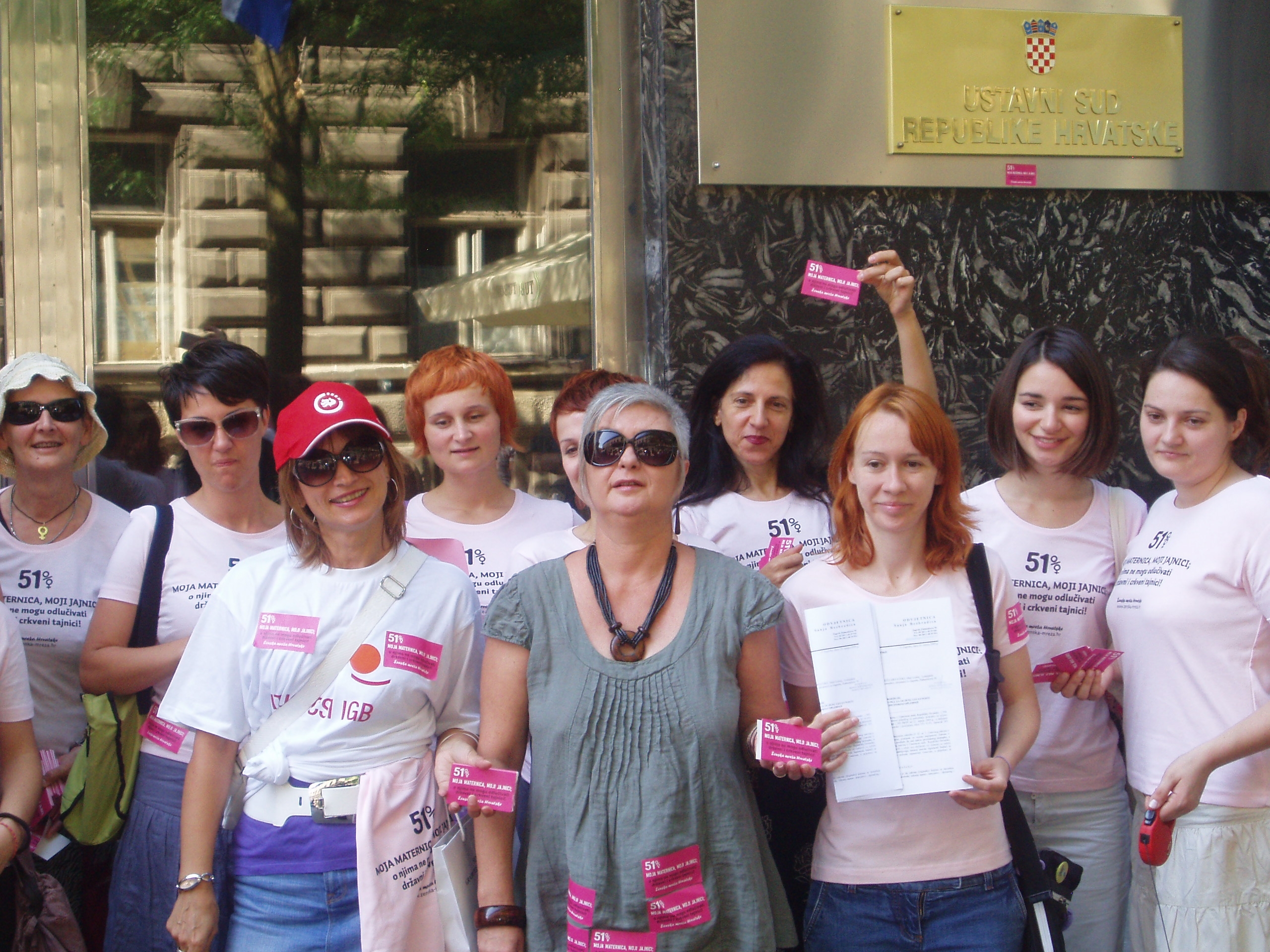 Ženska mreža Hrvatske predala tužbu Ustavnom sudu