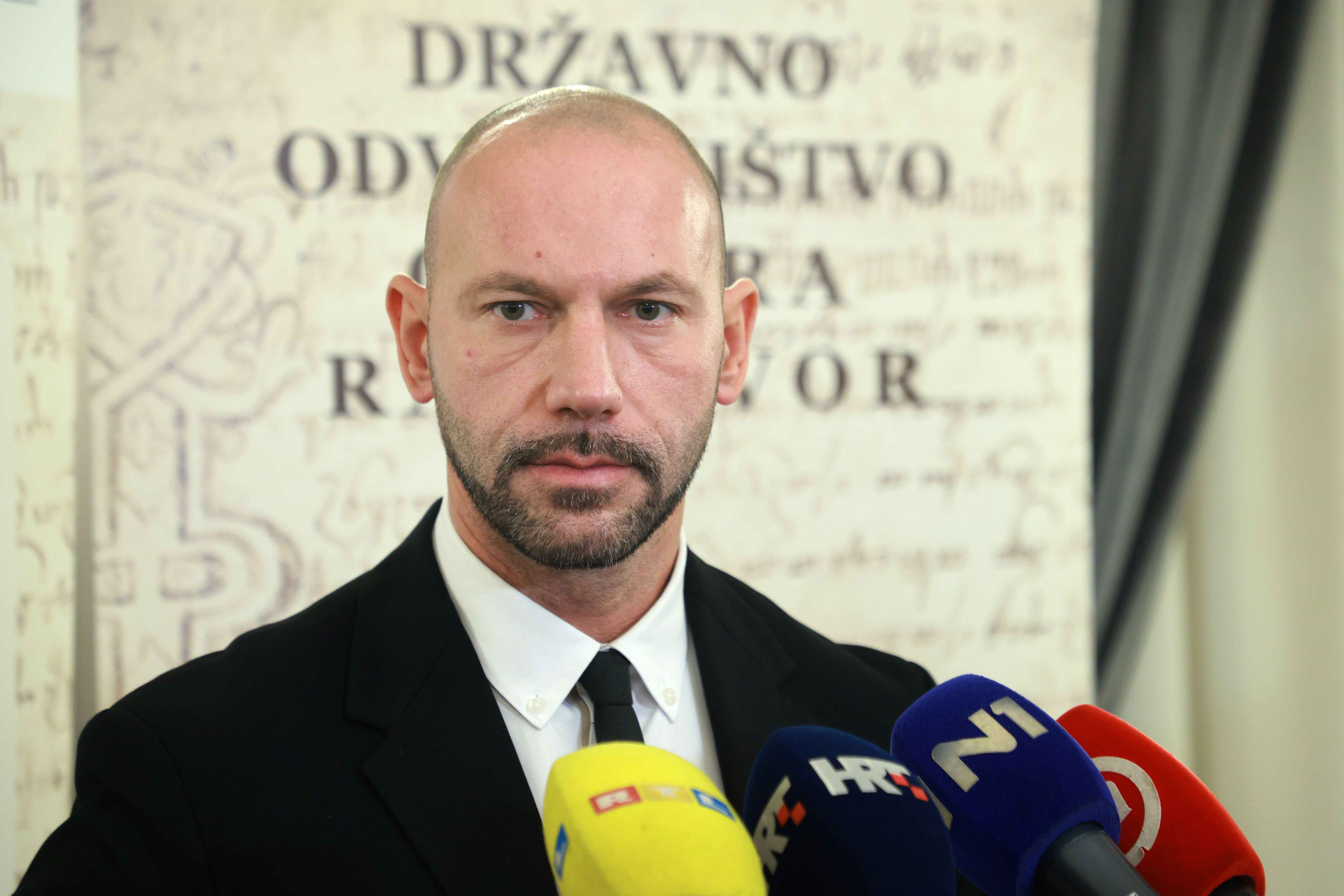 Damir Habijan na presici početkom prosinca