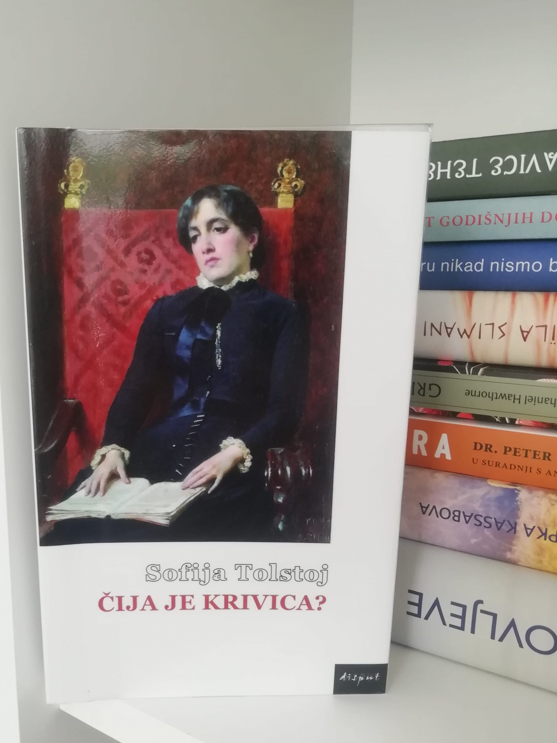 Naslovnica romana "Čija je krivica", Sofije Tolstoj.