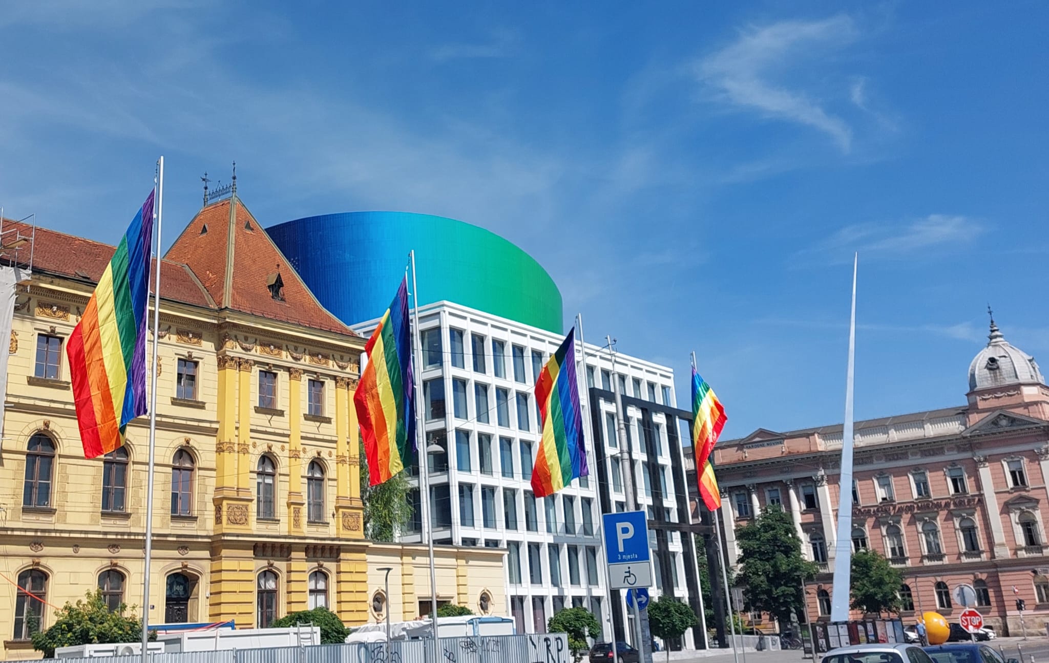 Zastave na Trgu Republike Hrvatske 2026.